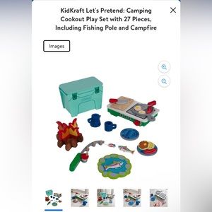 Kidkraft Let’s pretend camping cookout 3+ NIB
